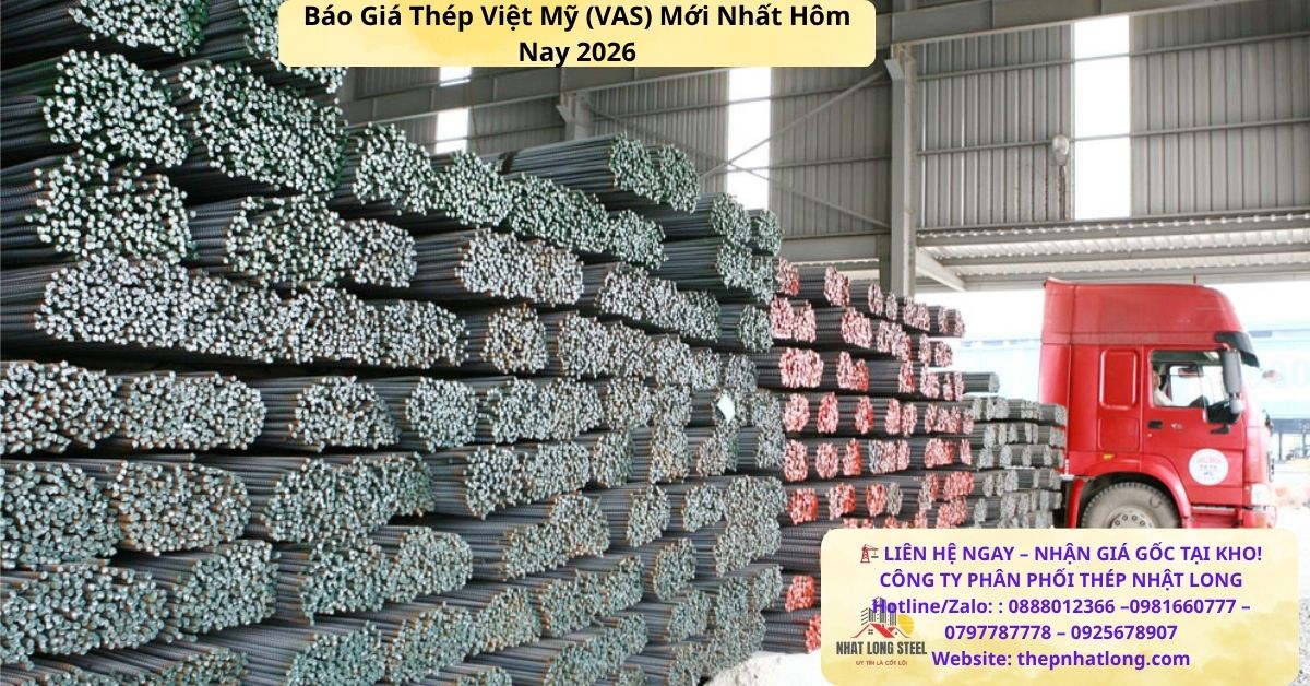 Báo Giá Thép Việt Mỹ 1 nhà kho thép nhật long quận 9 đa dang từ d10-d32