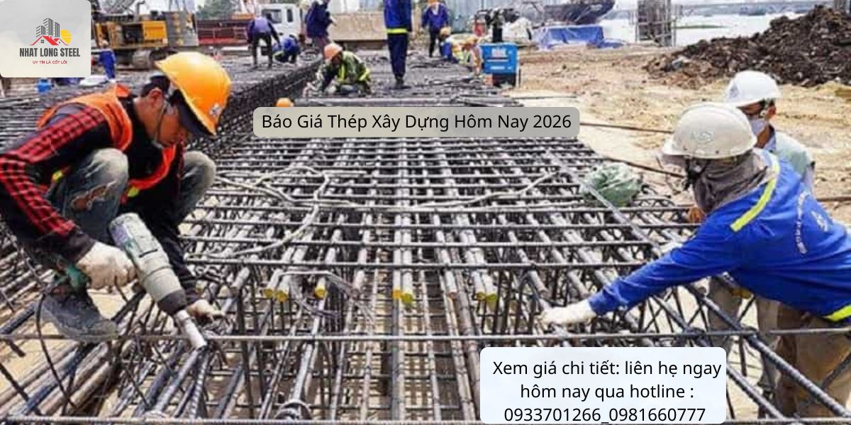 Bảng Giá Thép Xây Dựng Hôm Nay 2026 1 Bảng Giá Thép Xây Dựng Hôm Nay tại kho nhật long