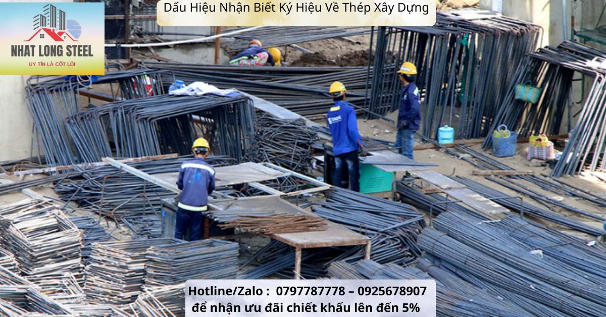 Dấu Hiệu Nhận Biết Ký Hiệu Về Thép Xây Dựng 1 bấu hiệu nhận về thép xây xựng tại công trường .thép nhà phân phối nhật long cung ứng