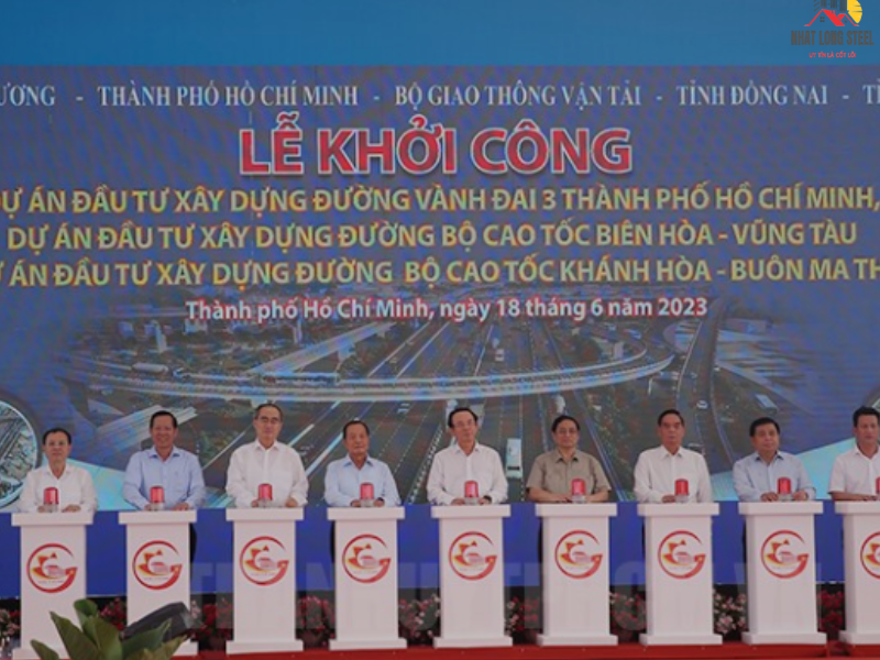 Cung Cấp Thép Xây Dựng Cho Dự Án Vành Đai 3 1 khoi cong du an vanh dai 3
