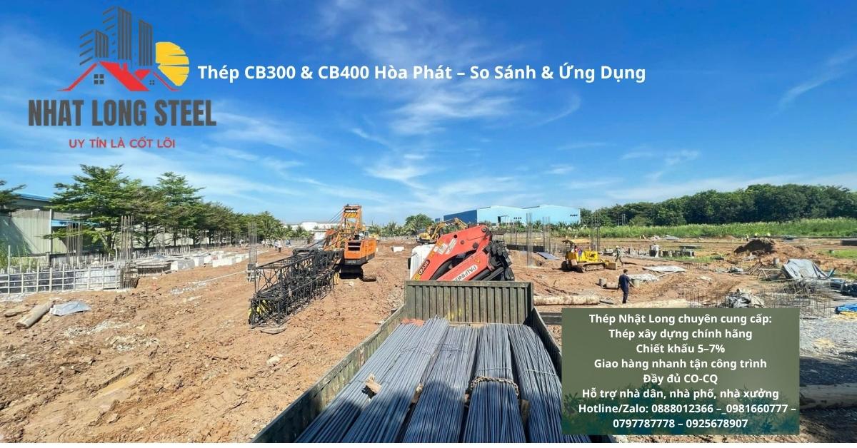 Thép CB300 & CB400 Hòa Phát – So Sánh & Ứng Dụng 1 Thép CB300 & CB400 Hòa Phát – So Sánh & Ứng Dụng