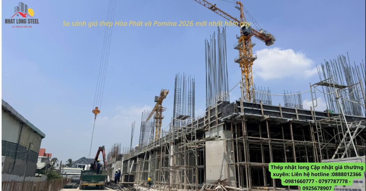 So Sánh Giá Thép Hòa Phát Và Pomina 2026 1 so sánh giá thép hòa phát và pomina tại công ty nhật long