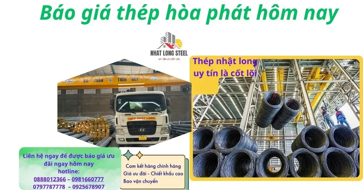 Giá Thép Hòa Phát hôm Nay 2026 1 báo giá thép hòa phát hôm nay 2026 .thép nhật long