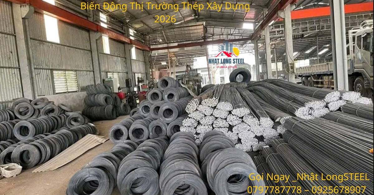 Biến Động Thị Trường Thép Xây Dựng 2026 1 thép nhatlóngteel kho hàng