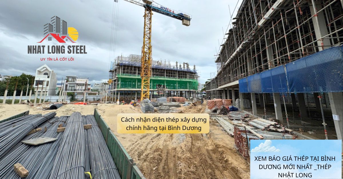 nhận diện thép chính hãng 1 dự án trường đại học quốc gia giai đoạn2 .thép nhật long cung cấp