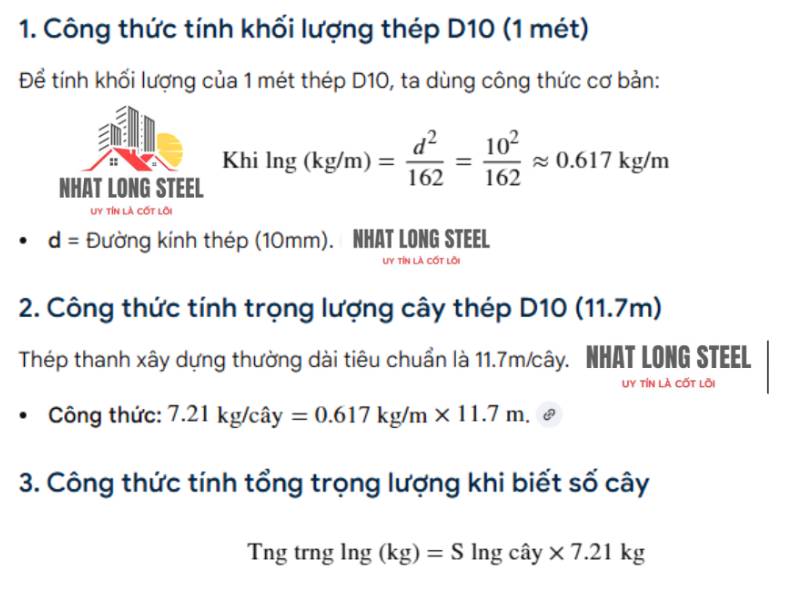 1m Thép D10 Nặng Bao Nhiêu Kg 2 1m Thép D10 Nặng Bao Nhiêu Kg