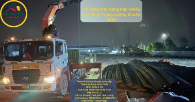Trang chủ 29 1m Thép D10 Nặng Bao Nhiêu Kg? Bảng Trọng Lượng Chuẩn 2026