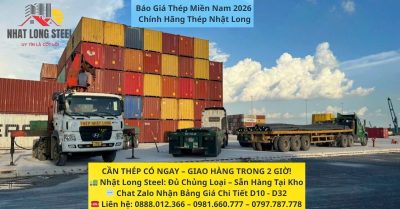 Trang chủ 28 Báo Giá Thép Miền Nam 2026 Chính Hãng Thép Nhật Long