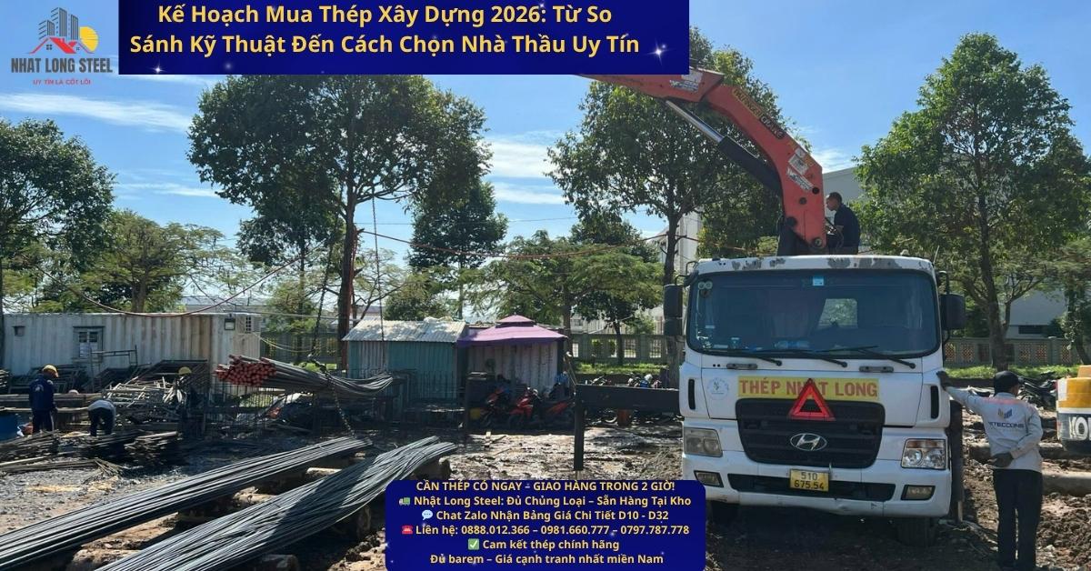 Kế Hoạch Mua Thép Xây Dựng 2026 1 kế hoạch mua thép xây dựng 2026 .tại kho nhật long uy tín chất lượng