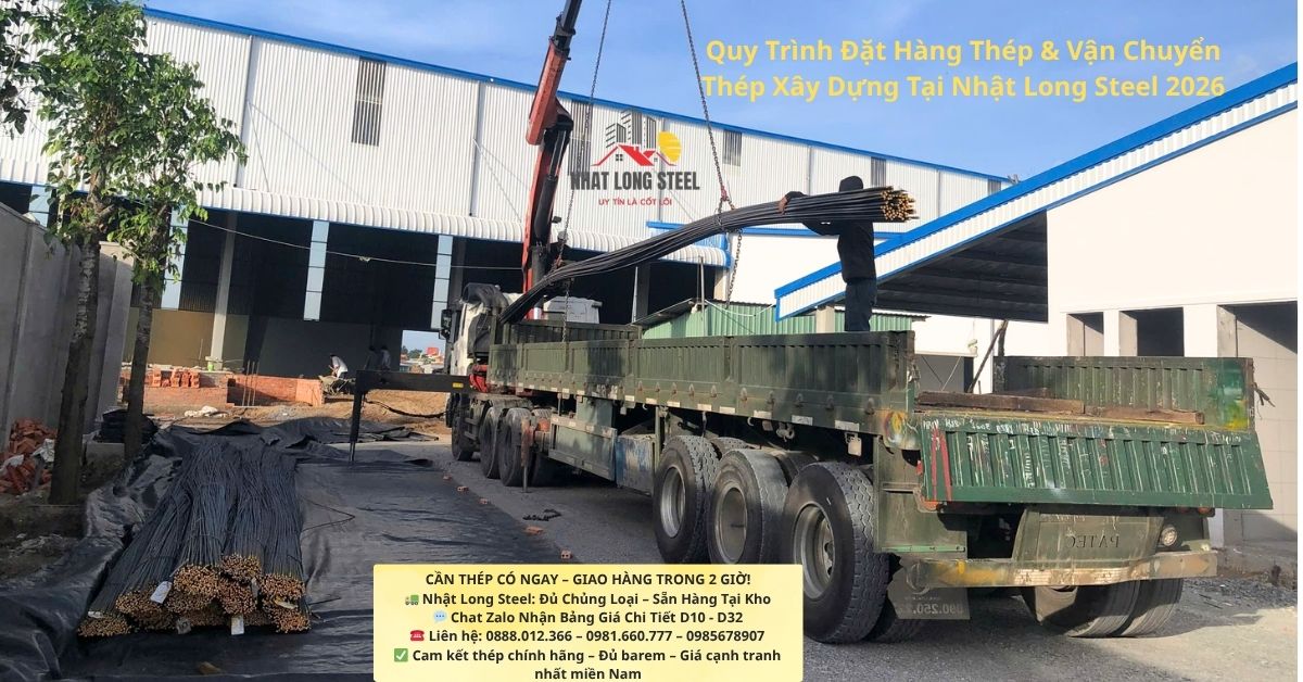 Quy trình đặt hàng và vận chuyển